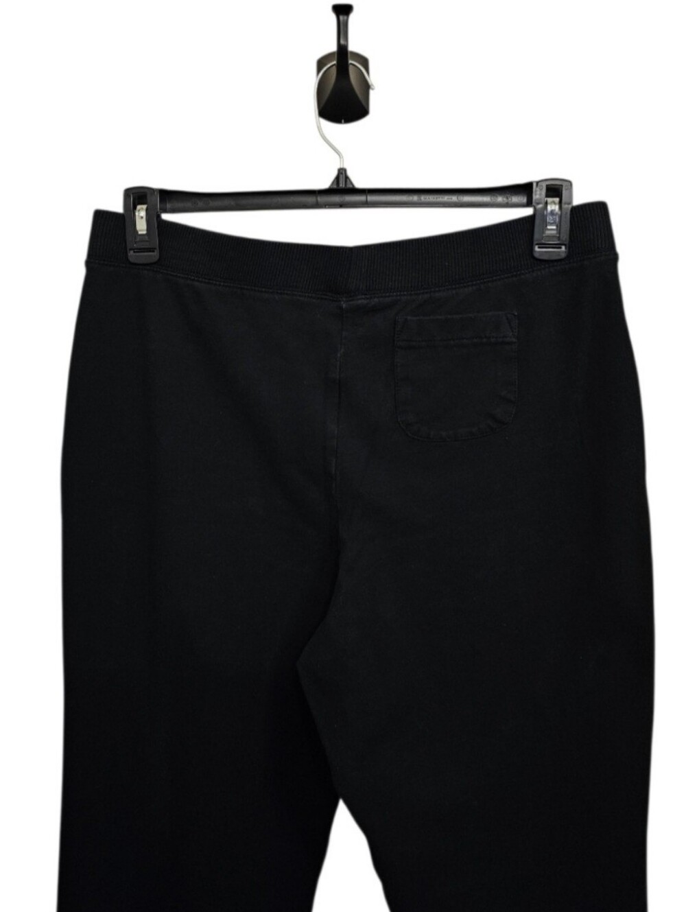 Hanes Black Straight-Leg Lounge Pants - Picture 4 of 8